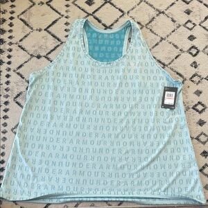 Under Armour Women's Light Blue Logo Tank Top